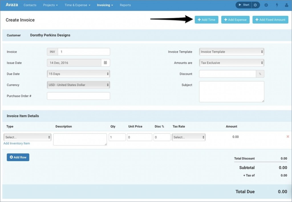 13-addtimetoinvoice – Avaza Support