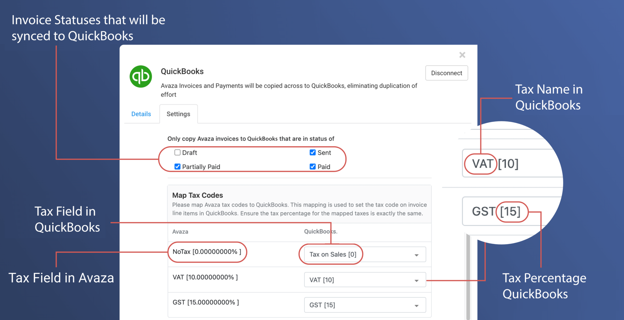 Quickbooks Codes Avaza QuickBooks Online Integration – Avaza Support
